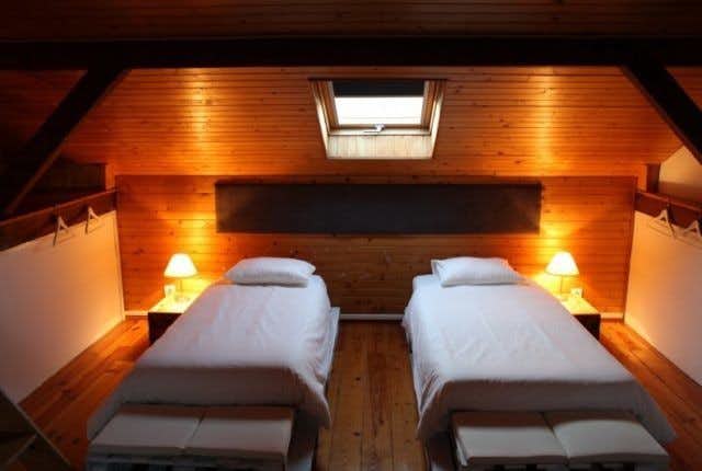 Shared attic rooms