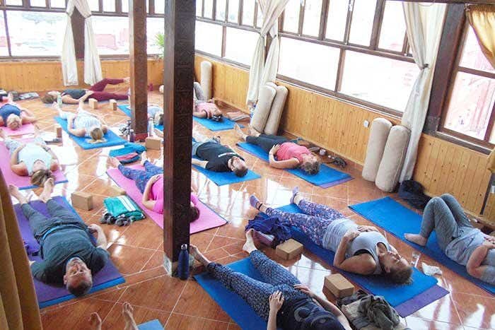 Shared room with surf & yoga