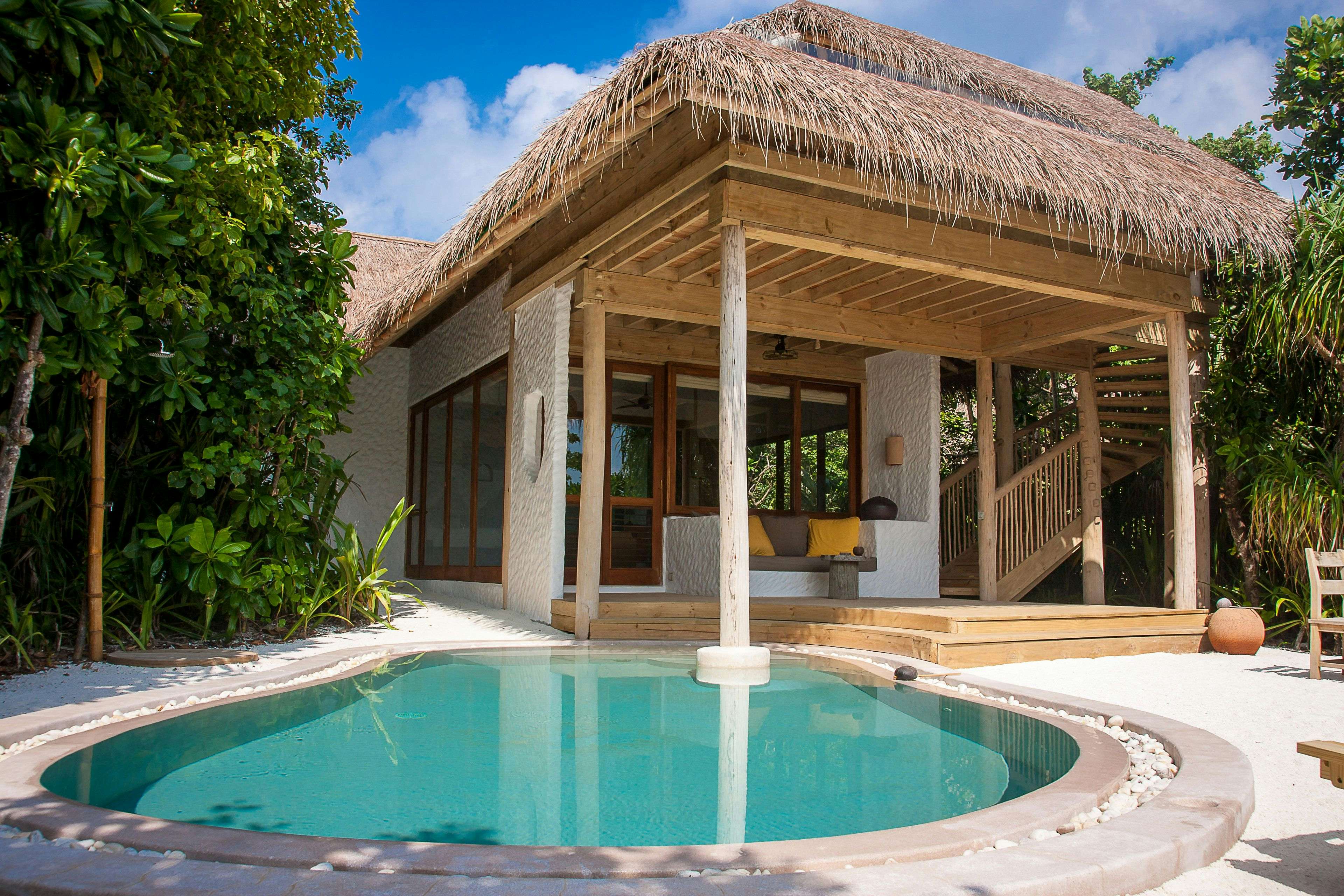 Soneva Fushi family villa suite with pool