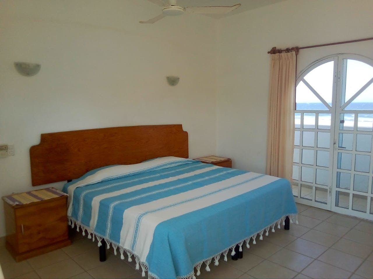 Room with 1 king size bed and balcony