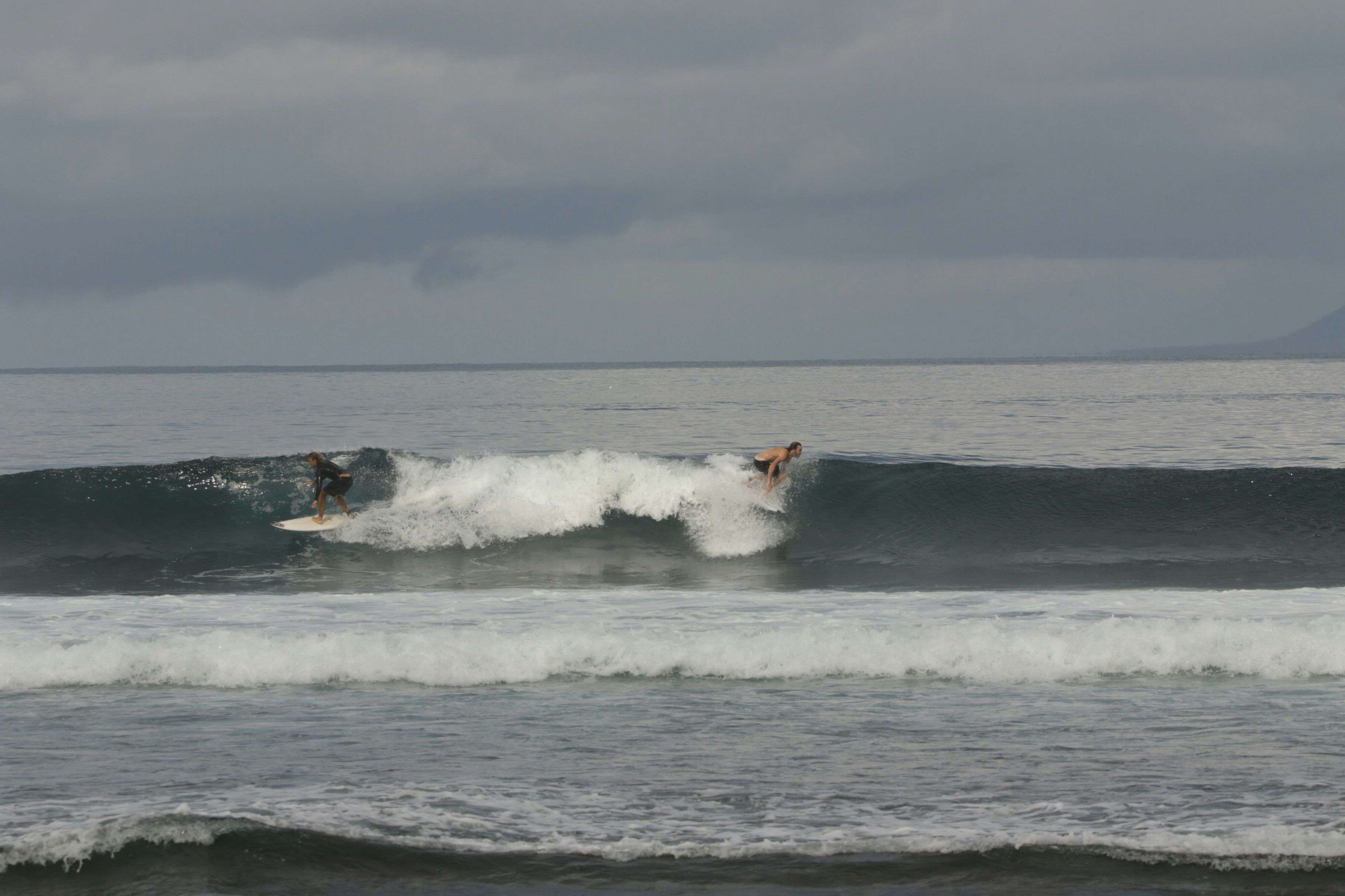 Surf guiding session