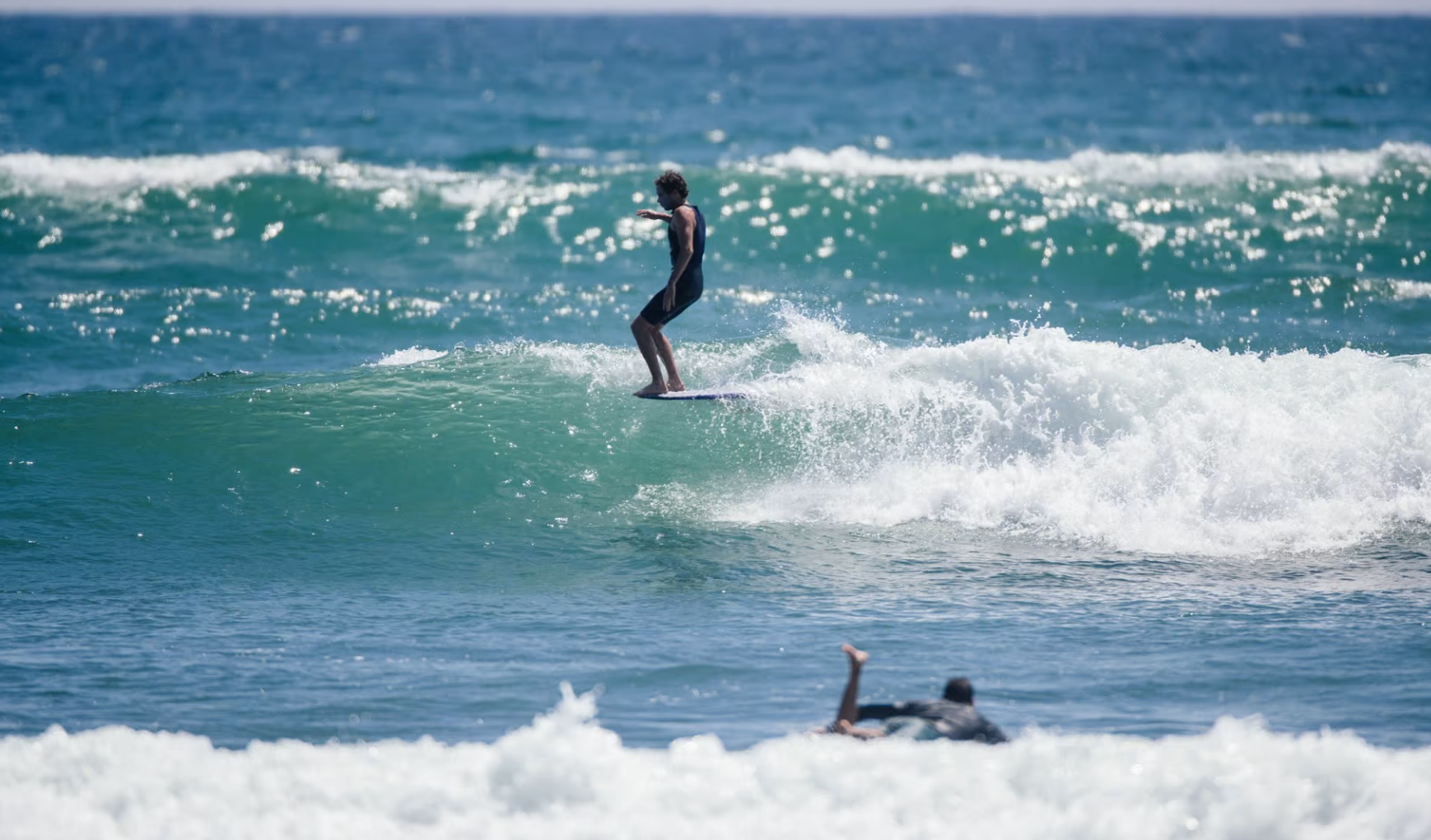 Tommy Witt noseriding at Old Mans in San Onofre