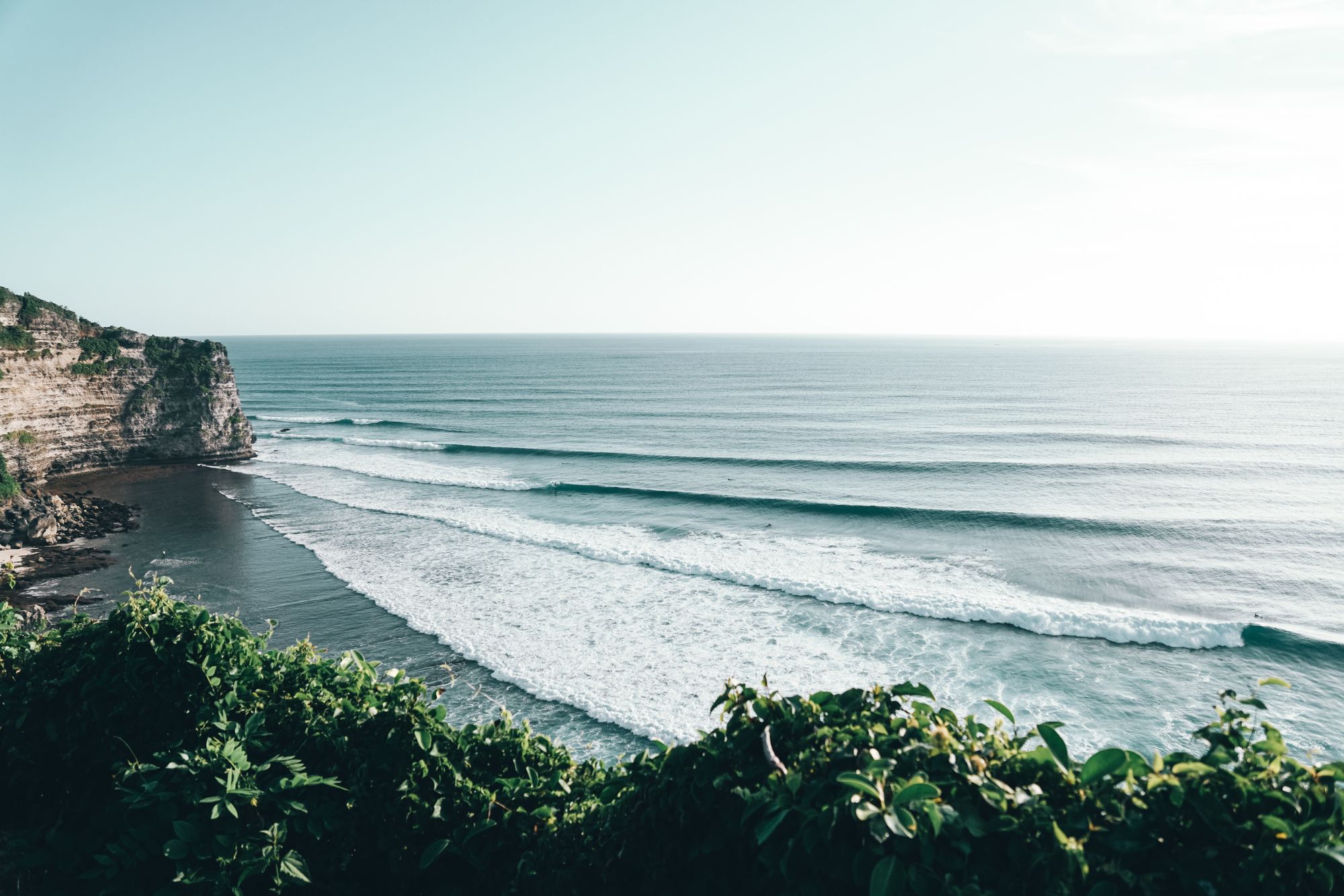 uluwatu in Indonesia, a cheap surf destination